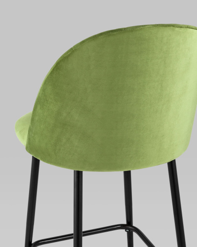 Стул полубарный Марсель велюр травяной. Фото №8
