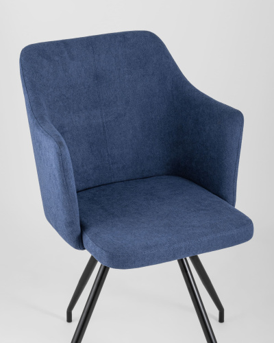 Стул Слинг вращающийся синий. Фото №9