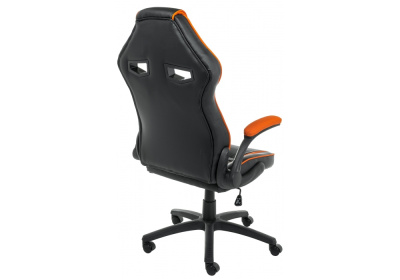 Стул Monza 1 оранжевое / черное. Фото