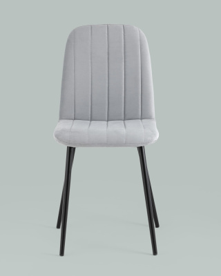 Стул Easy велюр светло-серый. Фото
