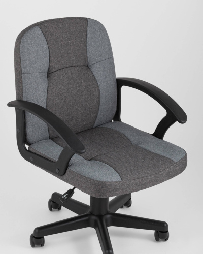 Кресло офисное TopChairs Comfort серое. Фото №9