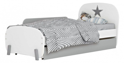 Ограничитель для кровати Polini kids Mirum 1910, серый. Фото №3