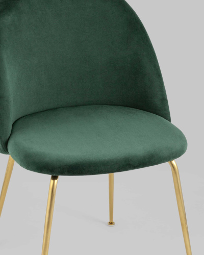Стул Mystere Gold, зеленый. Фото №9
