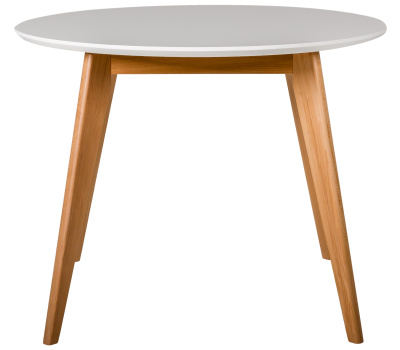 Стол Лунд круглый д.860 бук-белый. Фото №3