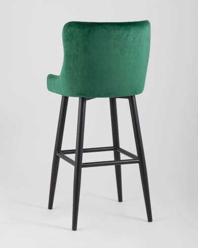 Стул барный Ститч велюр изумрудный. Фото №7