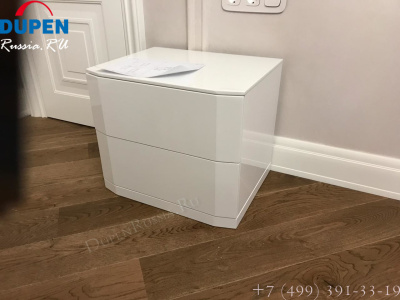 Тумба прикроватная DUPEN M-102 белая. Фото