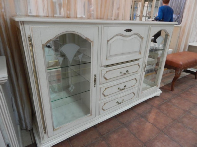 Тумба-витрина Давиль ММ 126-34 стекло декор. Фото №2