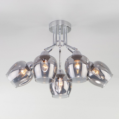 Потолочная люстра Eurosvet Marci 30164/5 хром. Фото №2