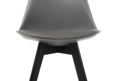 Стул деревянный Bonus dark gray / black. Фото