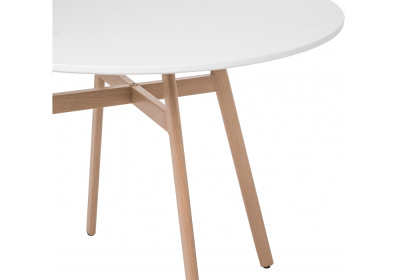 Стол Skandi 90 белый. Фото №5