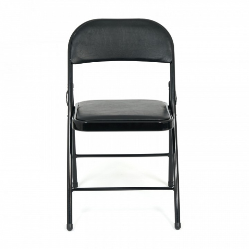 Стул складной Secret De Maison FOLDER  (mod. 032) каркас: металл, сиденье/спинка: экокожа, 41*51*76см, черный (поставляется по 6 шт). Фото №2
