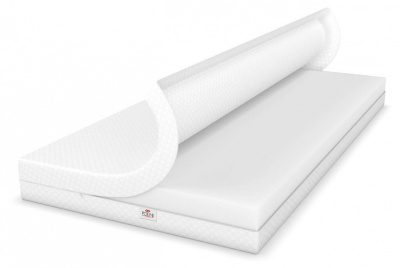Матрас детский Polini Kids Basic Nature 2000x900, белый. Фото №3