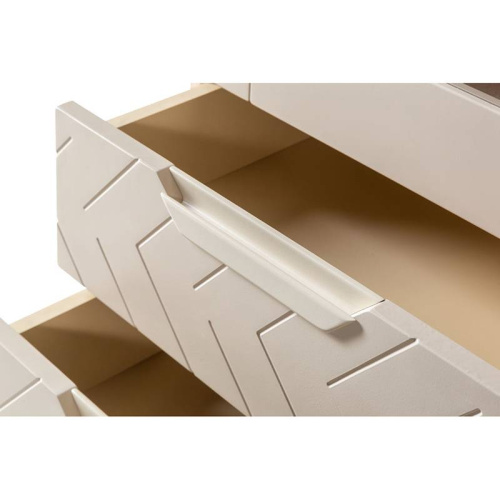 Шкаф витрина Сканди Жемчужно-белый. Фото №7