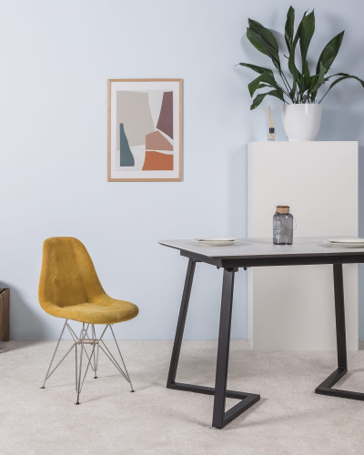 Стул Eames Жёлт/CR фото Стул Eames Жёлт/CR. Фото №10